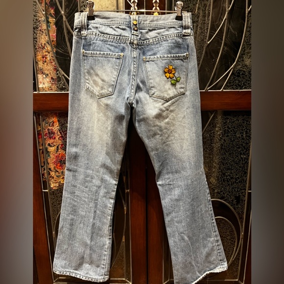 Joystick embroidered jeans . - Picture 2 of 9